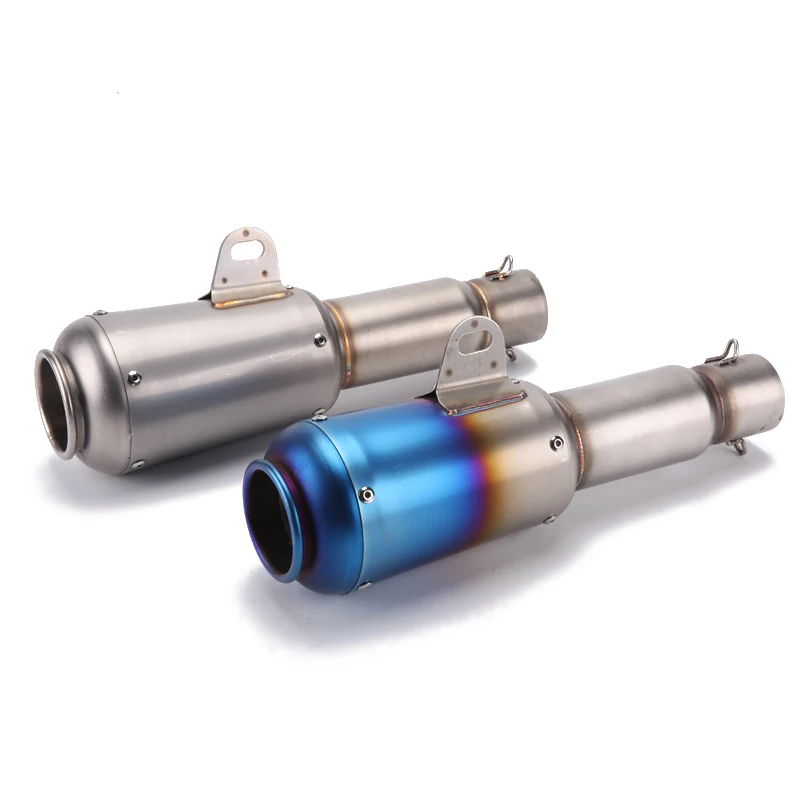 Выхлопной глушитель TKOSM для мотоцикла и скутера универсальный из нержавеющей
