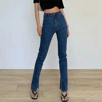 womens pants high waist elasticity fashion jeans hip lift 2021 summer denim overalls women breeches vintage clothing for female