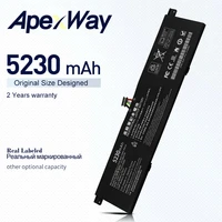 apexway 7 66v 5230mah r13b01w r13b02w laptop battery for xiaomi mi air 13 3 series tablet pc 40wh