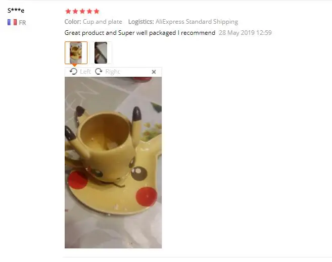 Pikachu ceramic cup milk mugcreative cartoon water cup monster bowl dishes Pocket Monsters cutlery set Funny strange gift CL0931