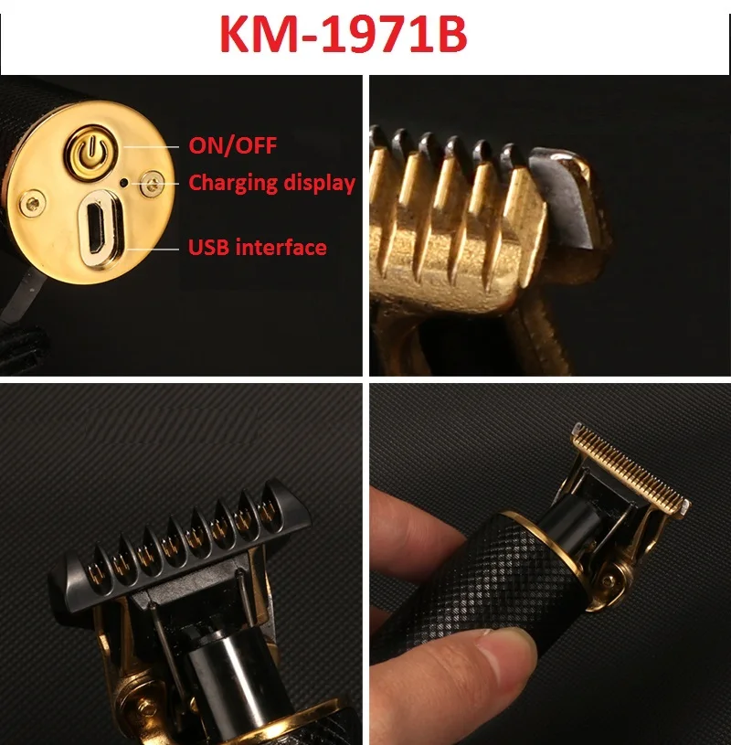 Машинка для стрижки волос Pro Li T-Outliner Skeleton Беспроводная 0 мм | Бытовая техника