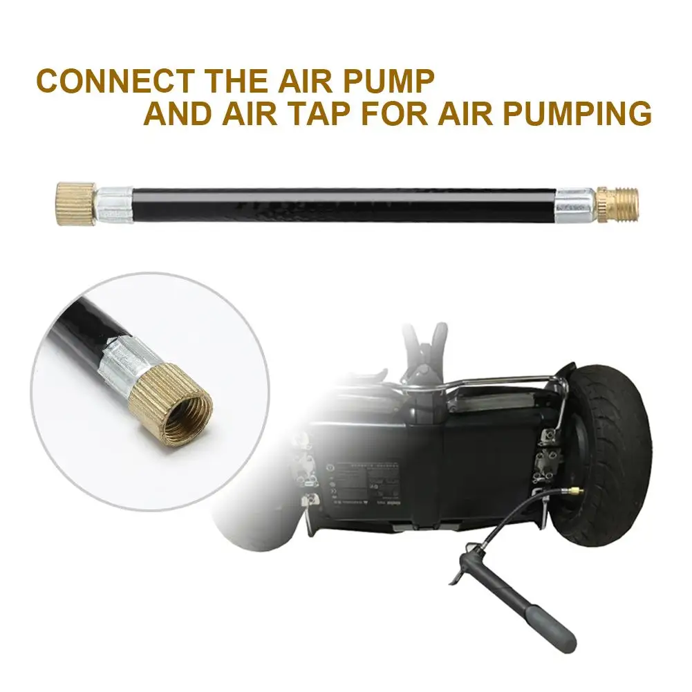 Bicycle Pump Extension Hose Tube Pipe Cord For Xiaomi Mijia M356 Electric Scooter Portable Bike Pumping Service Parts Longer Use | Спорт и