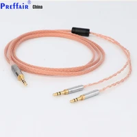 preffair 2 5mm 3 5mm xlr balanced 16 core 99 7n occ earphone cable for denon ah d7200 ah d5200 ah d9200 3 5mm headphone pin