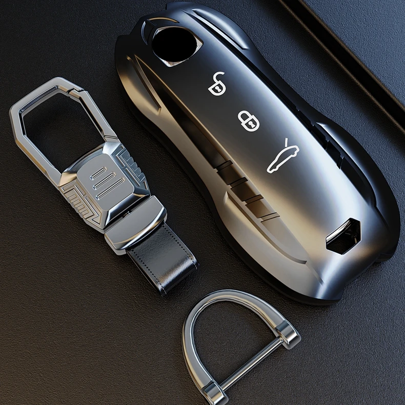 

Car TPU Key Key Protector Shell Case Cover For Porsche Panamera Cayenne 718 971 911 9YA Macan Boxster 2019 2020