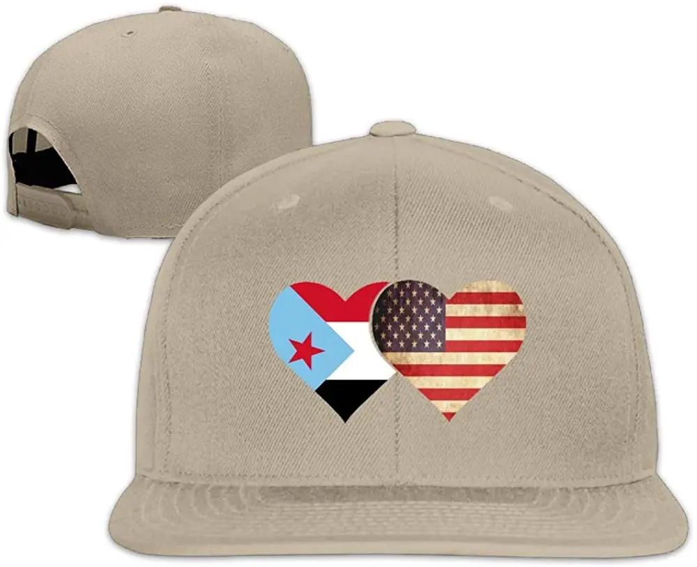 

Бейсболка с южным йеменским флагом и американским флагом, Регулируемая Кепка-трактор, банданы