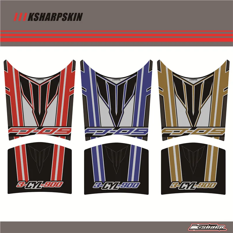 3d наклейка ADESIVI с эмблемой защитная накладка на бак кепка подходит для YAMAHA FJ 09 2013