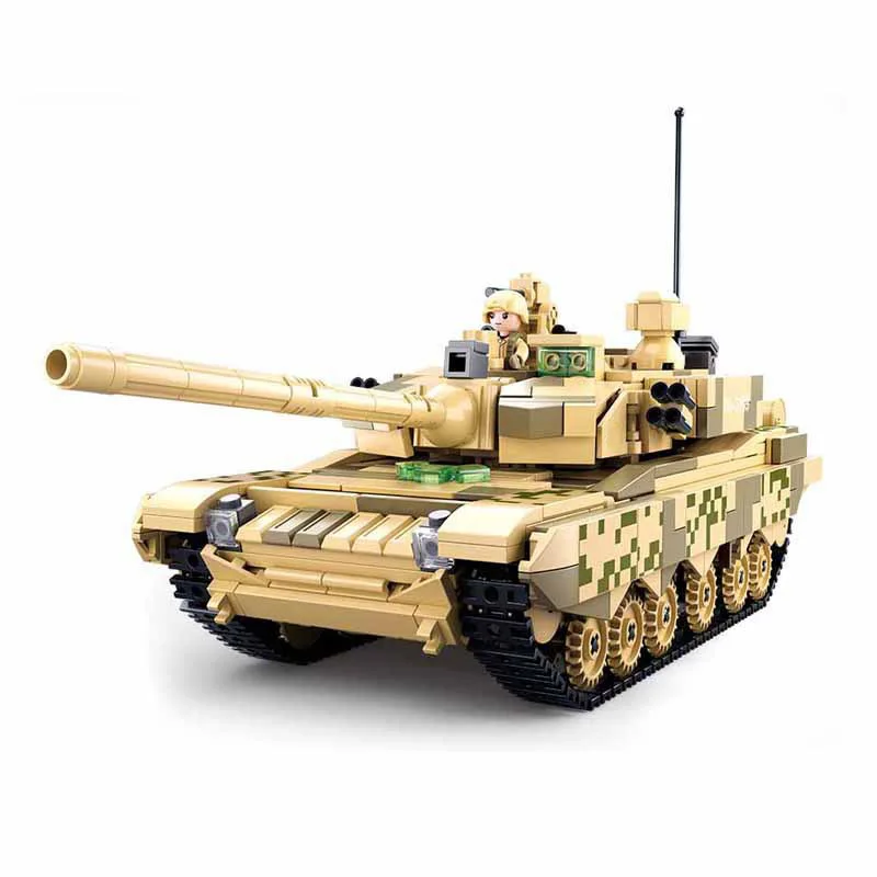 Главный боевой танк военный совместимый technic 893 шт Танк Строительный блок детские