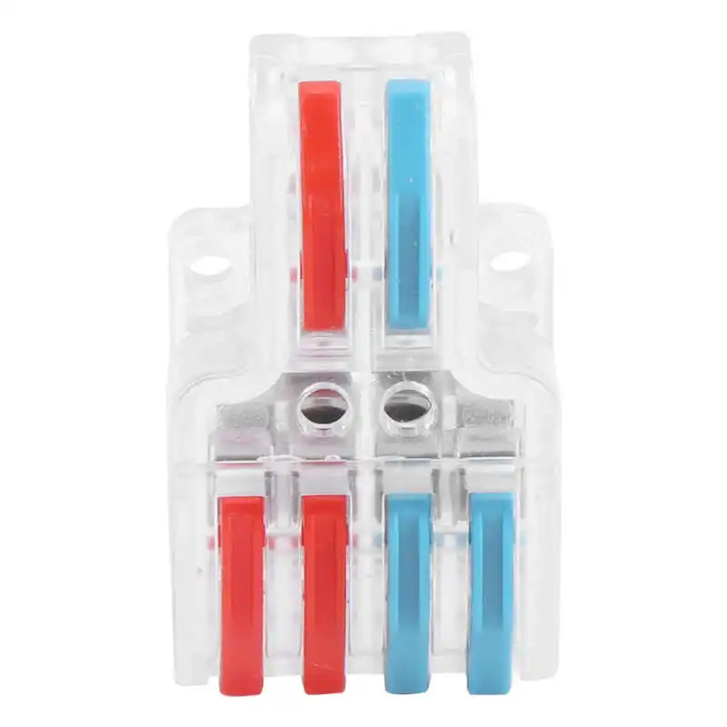 

Wire Connectors Terminal 2in4out Wire Connector Assortment Simple Operation Wire Block Quick Splice Terminal Blocks