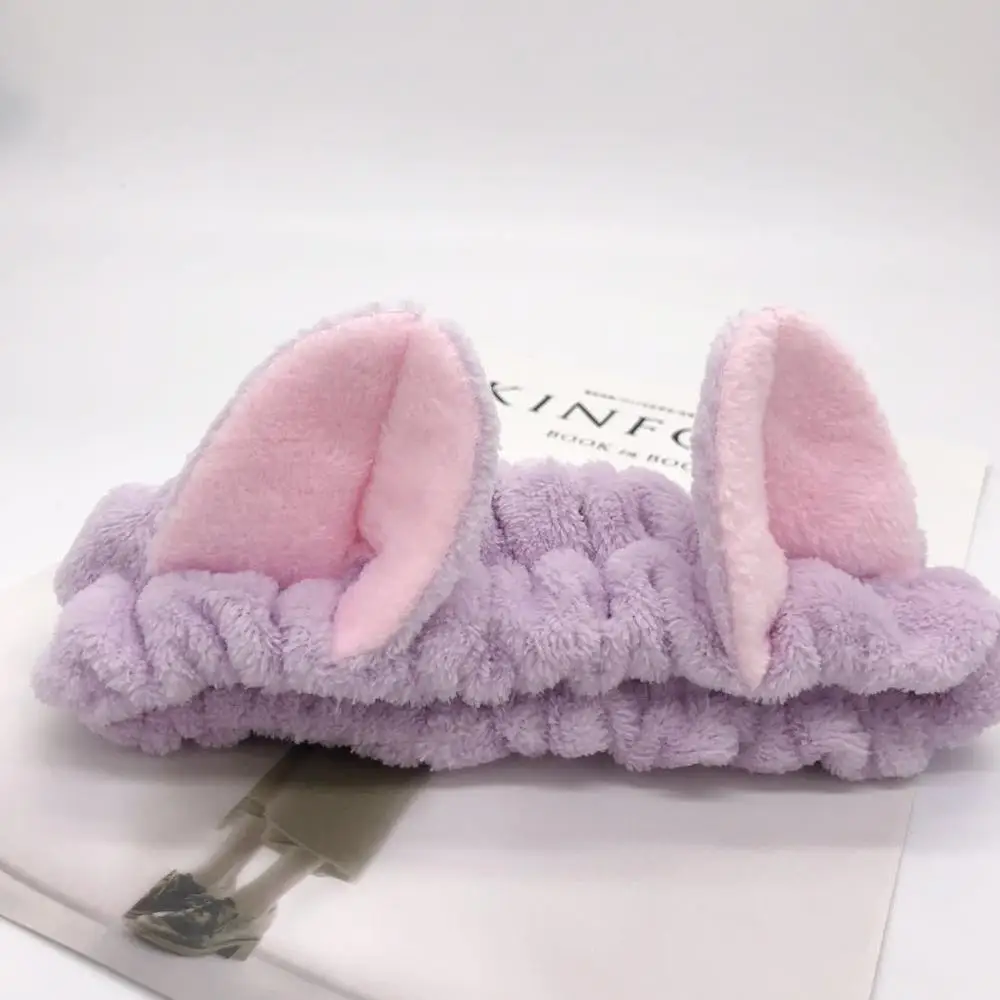 Повязка для волос флисовая на резинке |