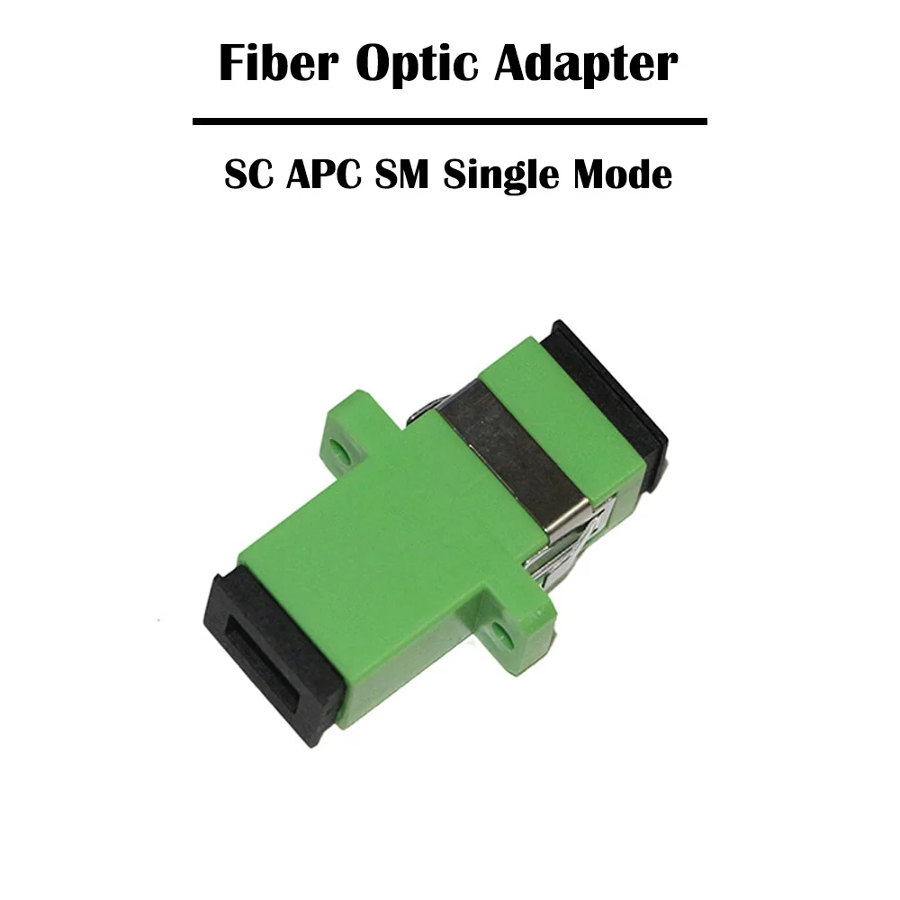 100 шт./лот SC UPC/APC Волоконно-оптический адаптер SM одномодовый Simplex FTTH Ethernet для