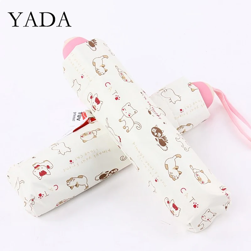 YADA 2020 INS автоматический зонт с мультяшным медведем для женщин УФ-зонтик защитой