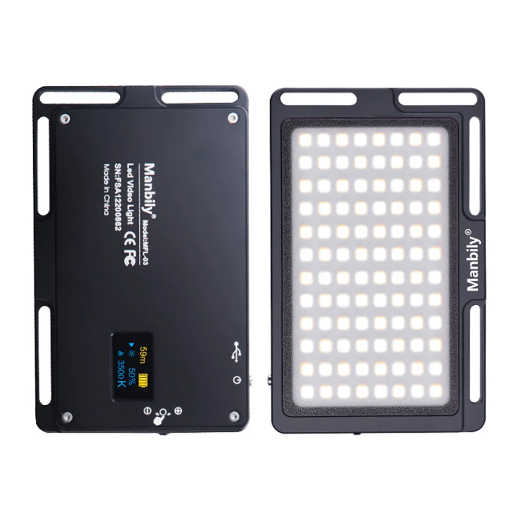 

96 LEDs Fill Mini Pocket Adjustable Portable Dimmable Phone Camera Video Light Cold Shoe Rechargeable Photographic Practical