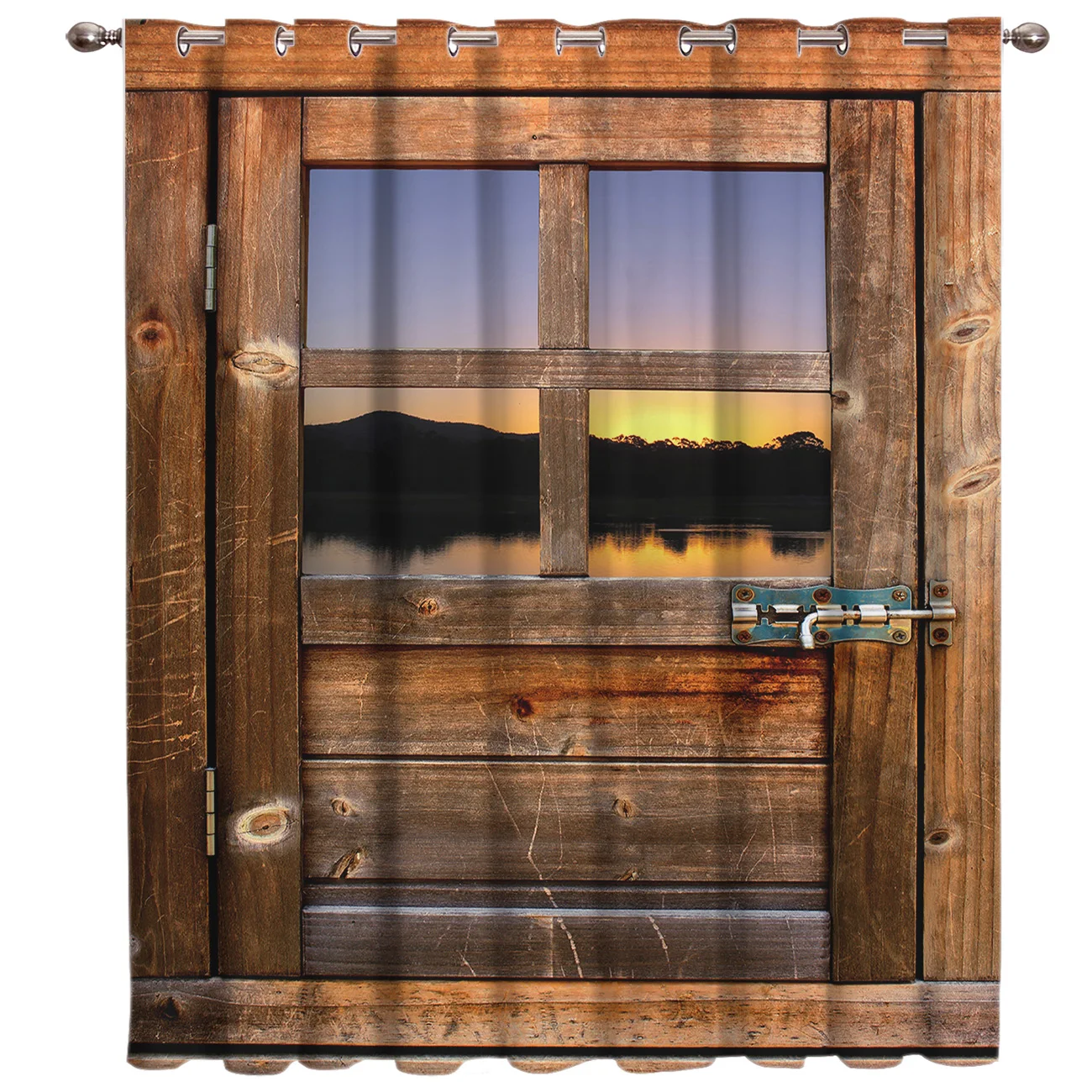 Деревянные оконные шторы с дощатыми дверями декор для ванной комнаты Детские
