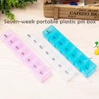 Таблетки Чехол Органайзер 7 дней Еженедельный медицинский Tablte диспенсер Органайзер 14 сетки таблетки коробка для хранения таблеток для оказания первой помощи комплект контейнера