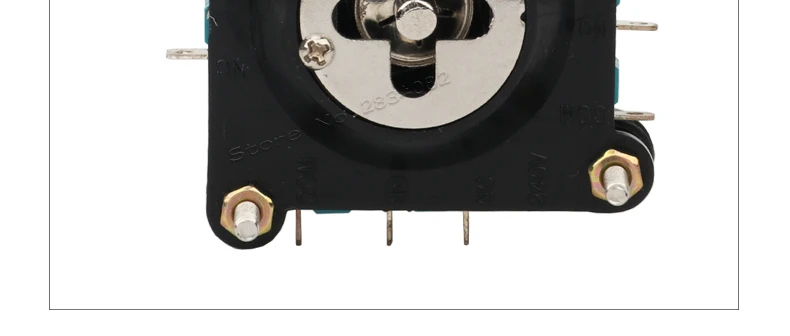 5A 240V переключатель джойстика 4NO 4NC мгновенный 2 4 положения 360 градусов пружинный возврат 2,5 мм фиксирующая резьба крест Monolever переключатель