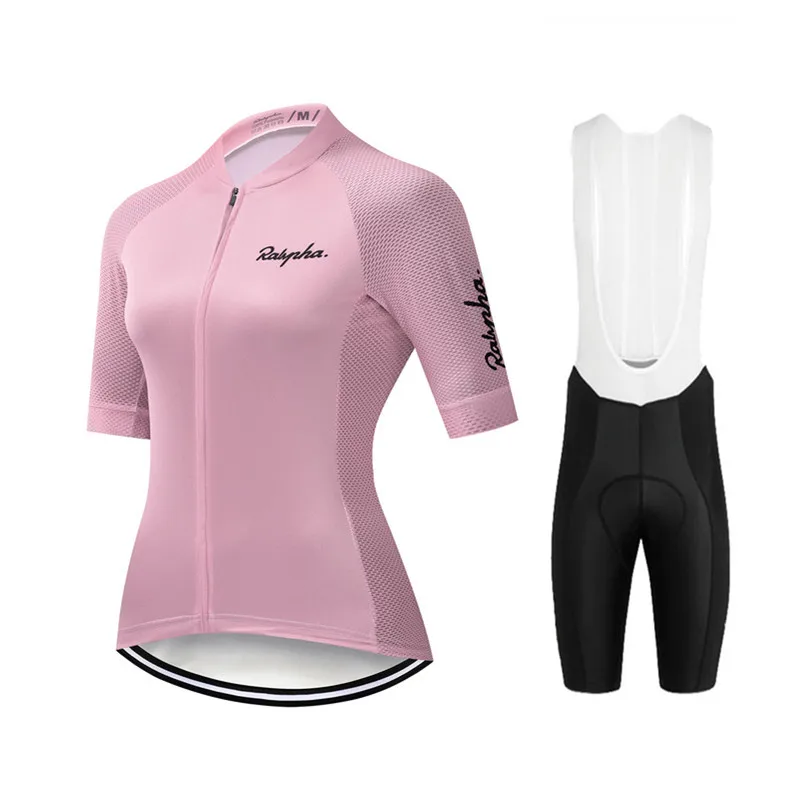 

2021 Ralvpha Pro Team Bike Cycling Suit Set iam Ropa Ciclismo Mountain Bike Bike Riding Women's Road Bike Uniforme Bike Set Ropa