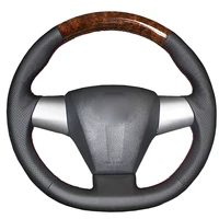 yuji hong car steering cover case for toyota corolla rav4 vanguard voxy 2010 2014 auris 2010 2012 wish 2009 2017 carbon fiber