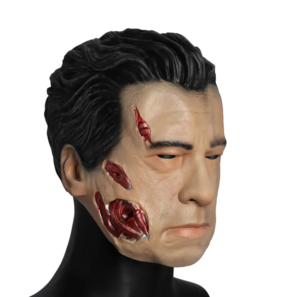 2019 New The Terminator Latex Mask Arnold Schwarzenegger Halloween Costume Ball Ccary Masks Cosplay I Will Be Back Soft Toys | Дом и сад