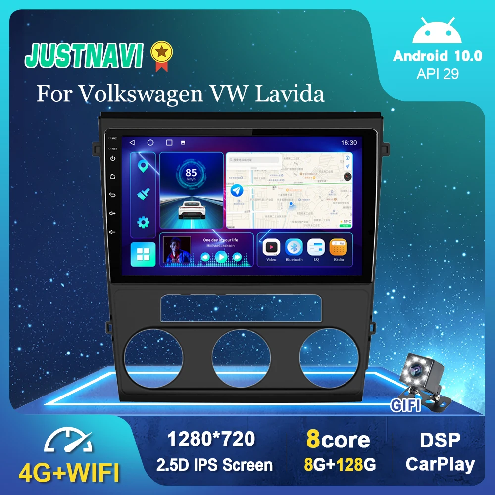 

Carplay 128G для Volkswagen VW Lavida LiisLee 2008 ~ 2012 мультимедийный DVD-плеер авторадио DSP IPS сенсорный авто стерео BT без 2din DVD