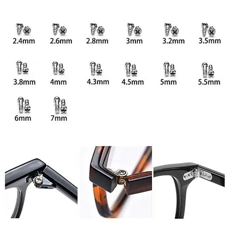 Набор для ремонта очков винты гайки колодки набор инструментов X7YA - купить по