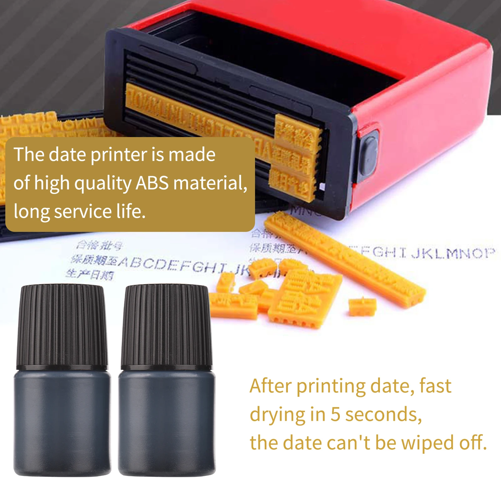 Портативная ручная маркировочная машина ручной принтер для печати даты чернил