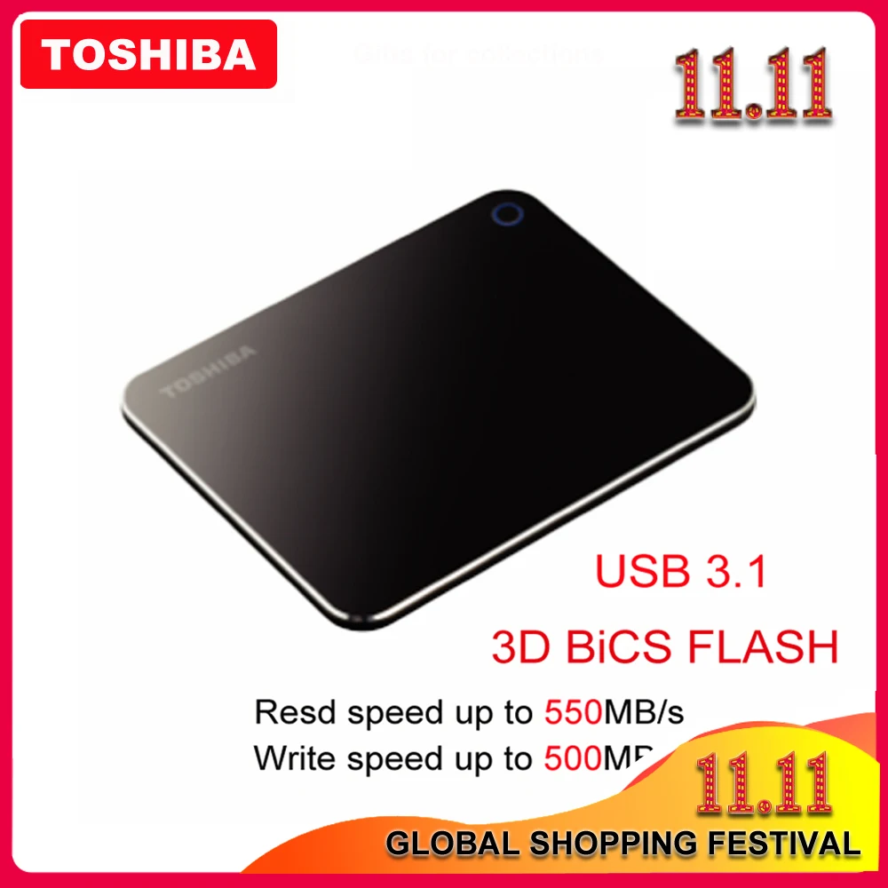 100% Toshiba XS700 внешний твердотельный накопитель портативный SSD 480 ГБ 960 USB 3 1