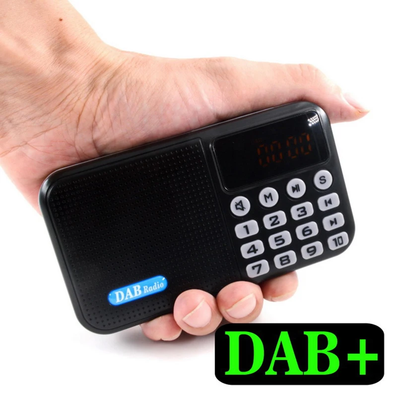 Цифровой карманный радиоприемник DAB/DAB + портативный Перезаряжаемый FM Компактный