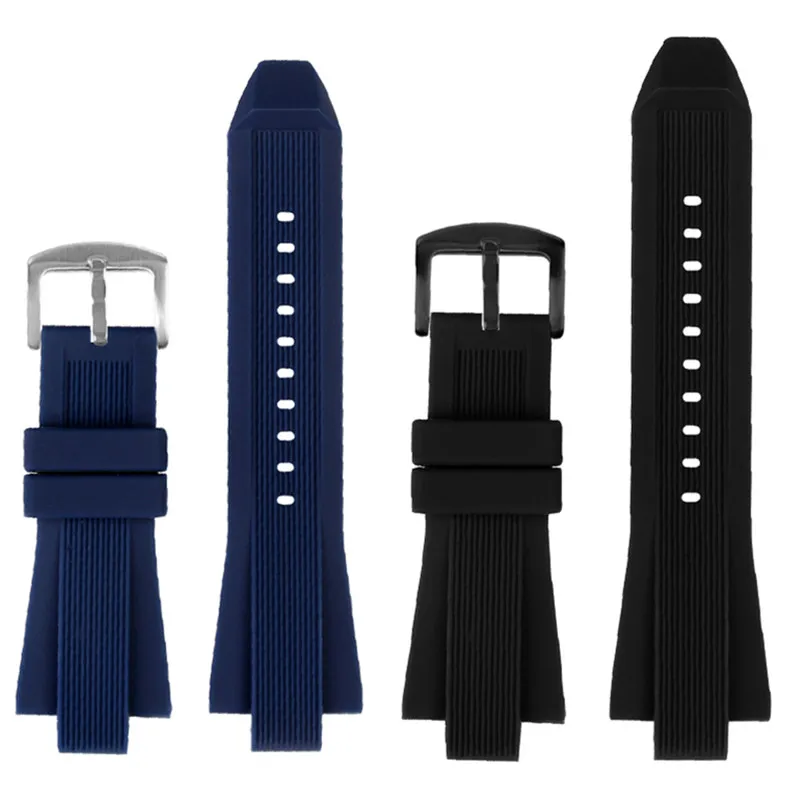 

Silicone WatchStrap For Michael Kors Bracelet Mk8184 8295 8445 8492 8729 9019 MK8152 MK9020 9026 Raised Rubber Watchband 29x13mm