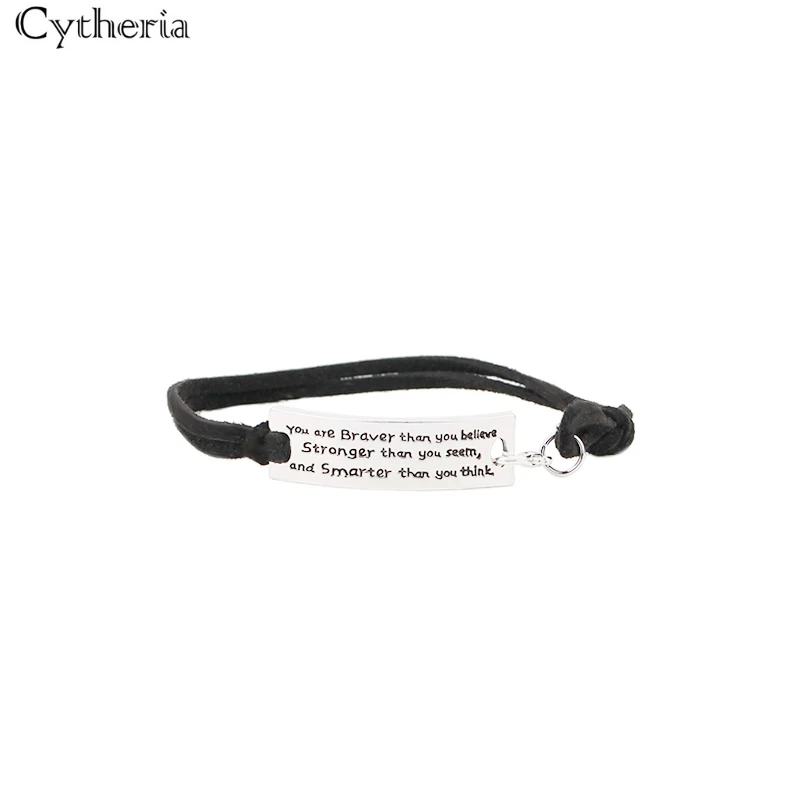 Вы храблее чем вы верите сильнее кажется и умнее думаете браслеты кожаные