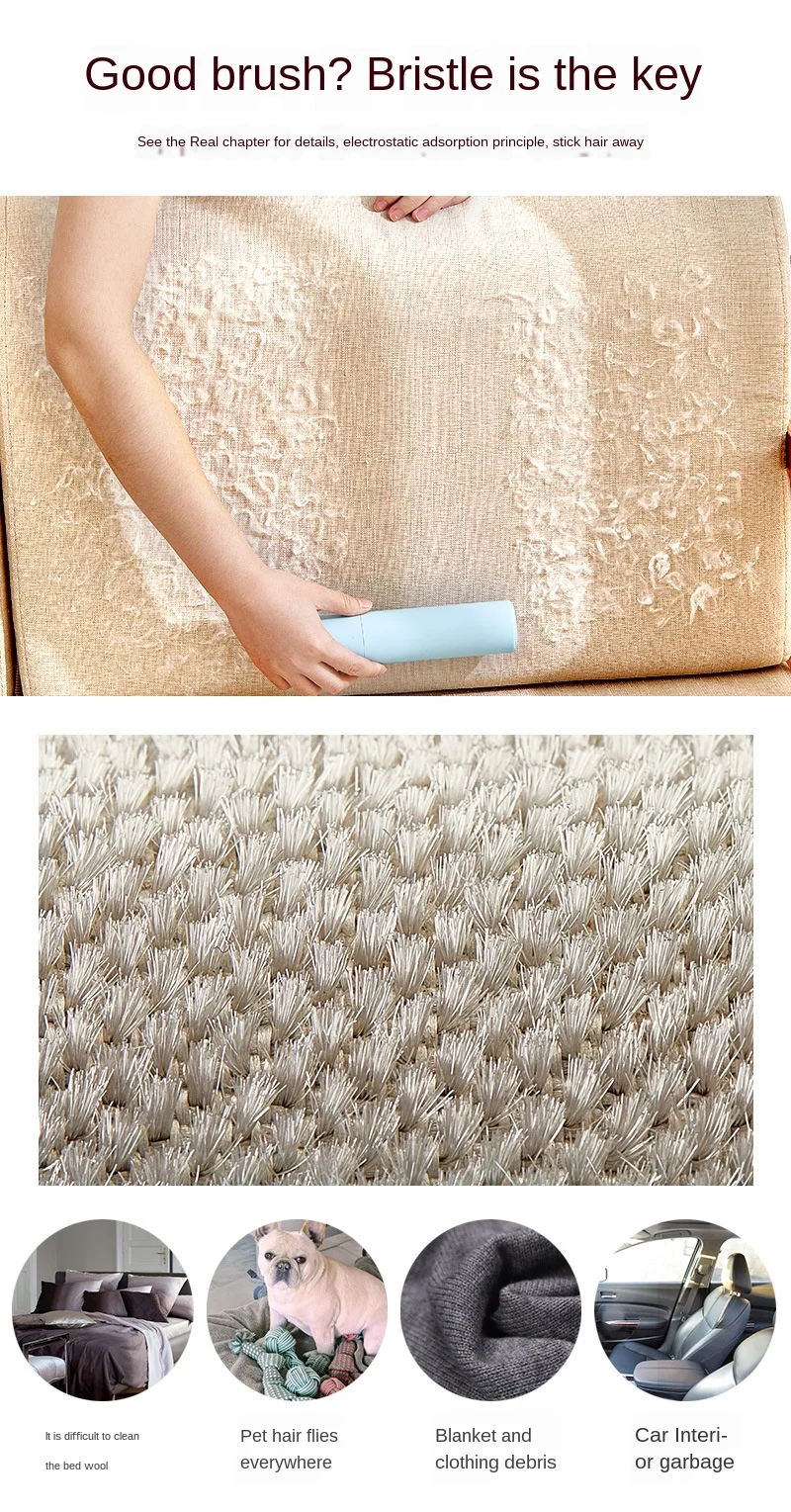 

Pet Hair Remover Roller Dog Cat Hair Roller Remover Dog Cat Brush Base Home Furniture Sofa Clothes Cleaning Brush Lint Remover