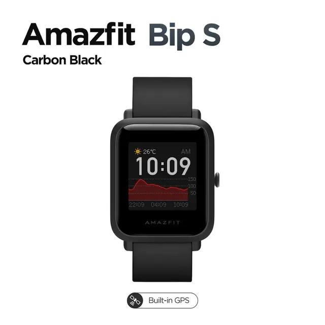  Смарт-часы Amazfit Bip S водонепроницаемые, 5 АТМ, GPS, ГЛОНАСС 