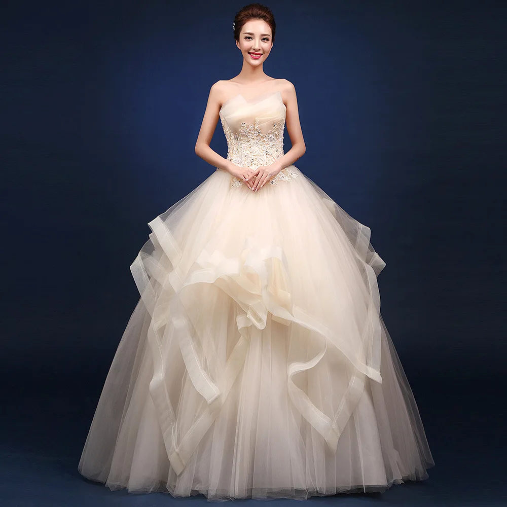 Quinceanera Dresses 2021 The Party Prom Elegant Strapless Ball Gown 5 Colors Formal Homecoming Dress Custom Size F | Свадьбы и