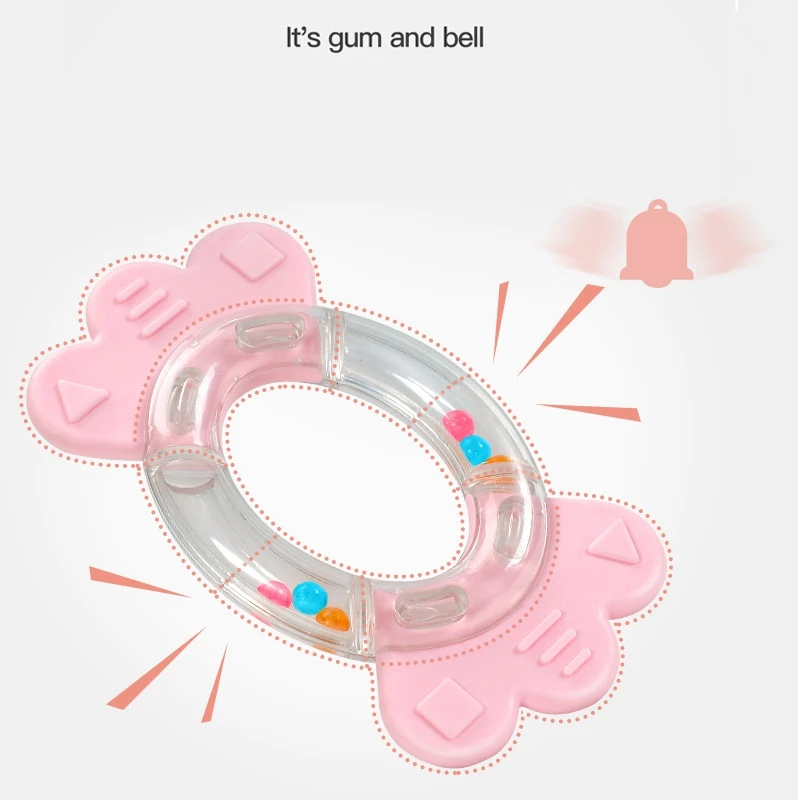 

Baby Rattles Teethers Set Musical Toy Set with Storage Box Early Educational Toy Gift for Baby Toddler Baby Molar Stick