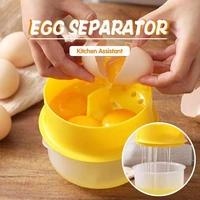 1 pcs kitchen assistant egg separator kitchen egg tools egg yolk separator egg white filter cooking accessories egg separator