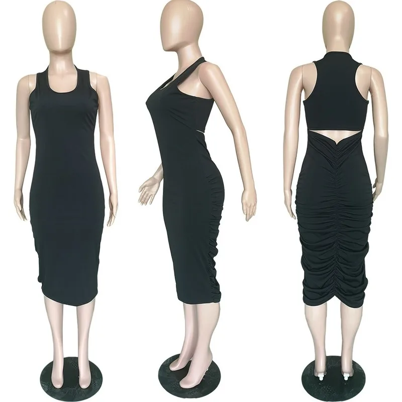 

Dashiki African Dresses Female Pleated Office Dresses Elegant Africa Women Clothing Evening Party Dress African for Women 2020