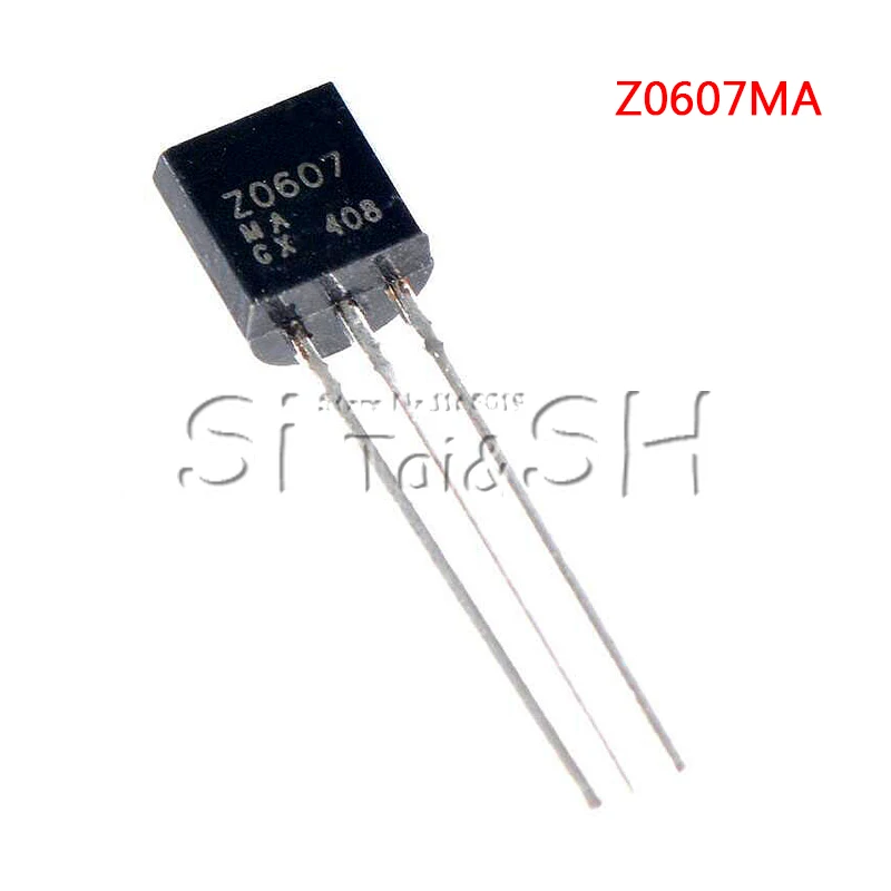 Новые оригинальные Симисторы Z0607 TO-92, Z0607MA, TO92, 0,8 А, 600 В, 20 шт.