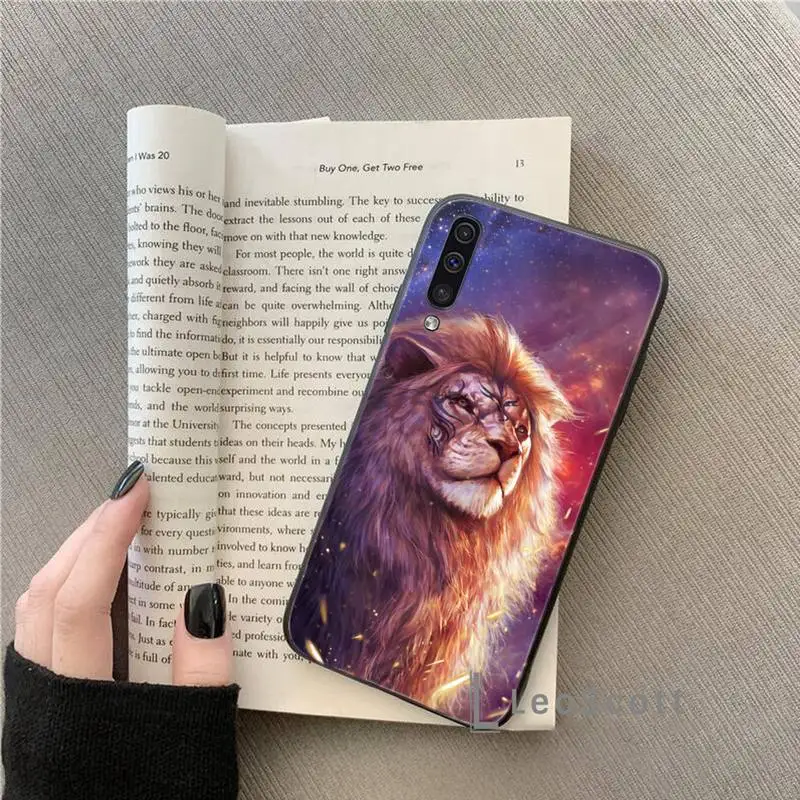

Ferocious tiger lion Phone Case For Samsung A20 A30 30s A40 A7 2018 J2 J7 prime J4 Plus S5 Note 9 10 Plus