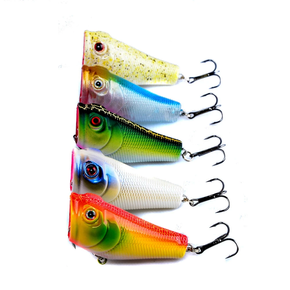 5 шт. маленькая попперская рыболовная приманка 51 мм 8 г наживка для ловли карпа