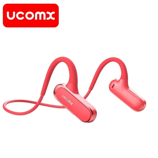 red Беспроводные наушники Ucomx Airwings G56 Bluetooth 5,0 с шейным ремешком, водонепроницаемая Спортивная гарнитура с микрофоном для Xiaomi iPhone samsung - Цвет: red
