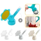 Форсунка для полива цветов, 2 в 1, для бутылок с водой, удобный инструмент для полива растений