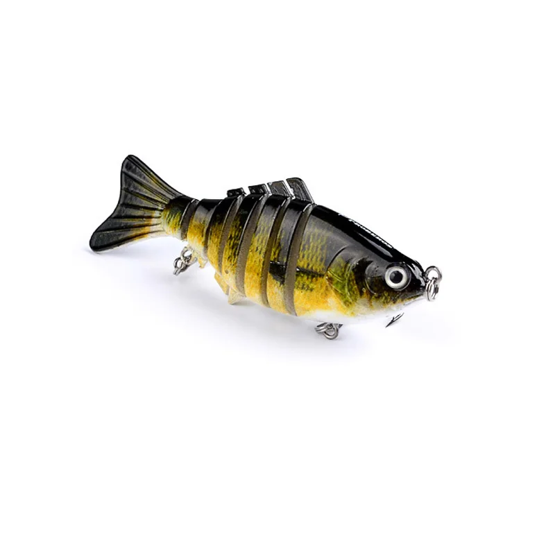 5pc 10cm 15g Wobblers Pike Fishing Lures Artificial Multi Jointed Sections Hard Bait Trolling Carp Tools | Спорт и развлечения
