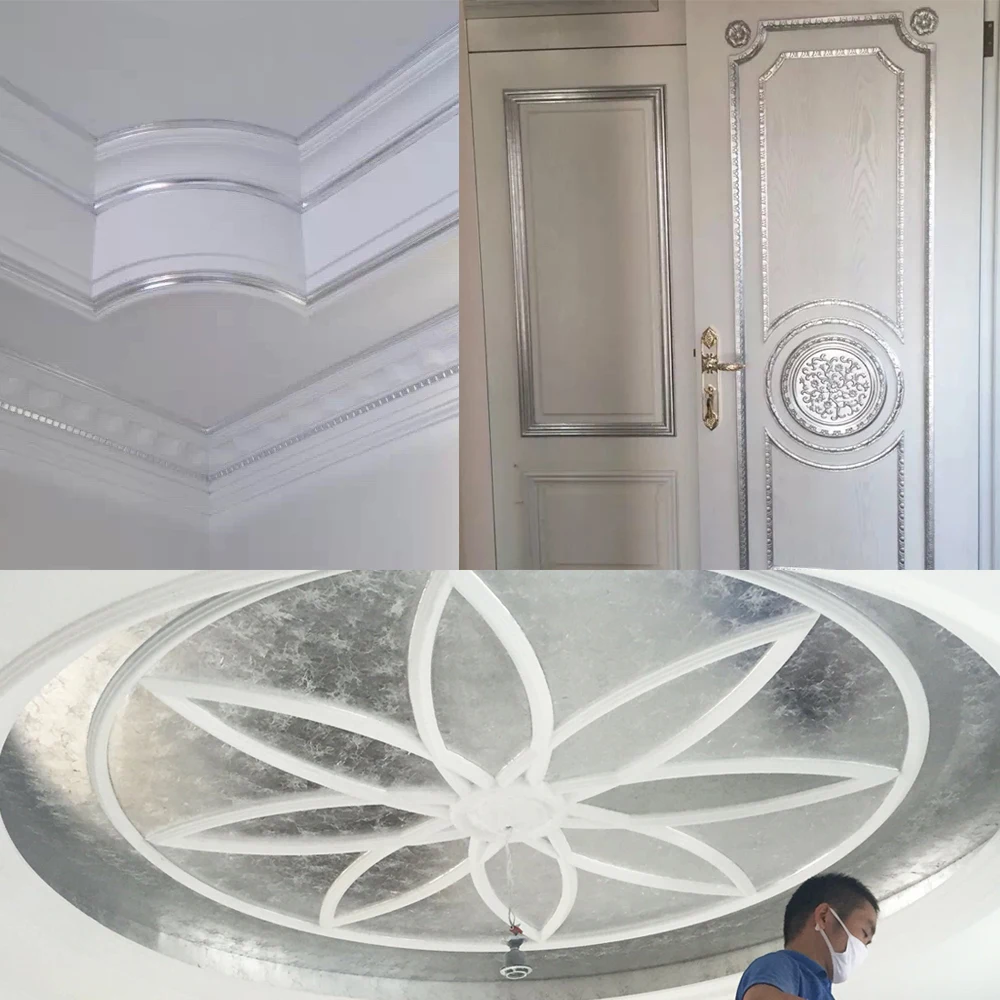 20 г имитация серебряной фольги хлопья алюминиевый лист фрагменты для