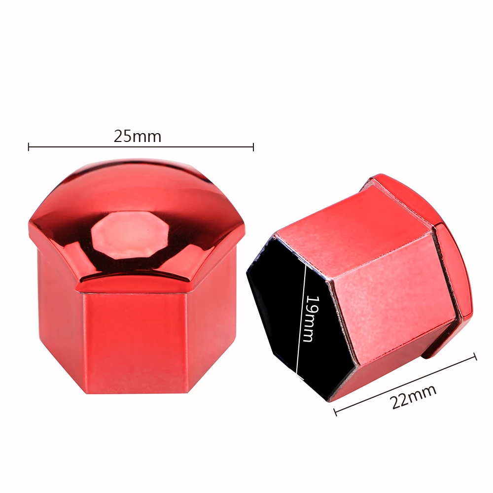 FORAUTO 20 Pieces 19mm Car Wheel Nut Caps Tyre Bolt Auto Hub Screw Cover Anti-Rust Protection Covers Styling | Автомобили и