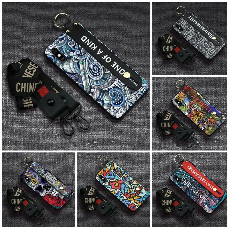 Браслет-держатель для телефона TP-Link Neffos C9 Max прочная силиконовая задняя крышка из