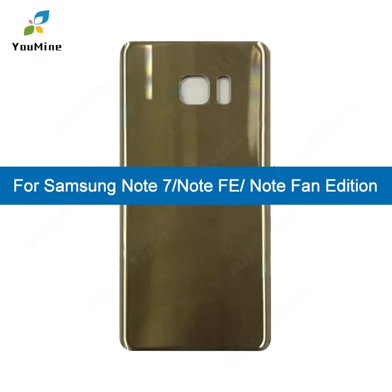 Задний корпус для Samsung Galaxy Note7 note FE 7 задний стеклянный дверной чехол Note Fan Edition
