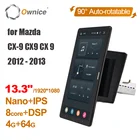 Tesla Стиль PX6 Android 10,0 Автомобильный мультимедийный видеоплеер Carplay Wi-Fi навигации GPS радио для Mazda CX-9 CX9 CX 9 2012 - 2013