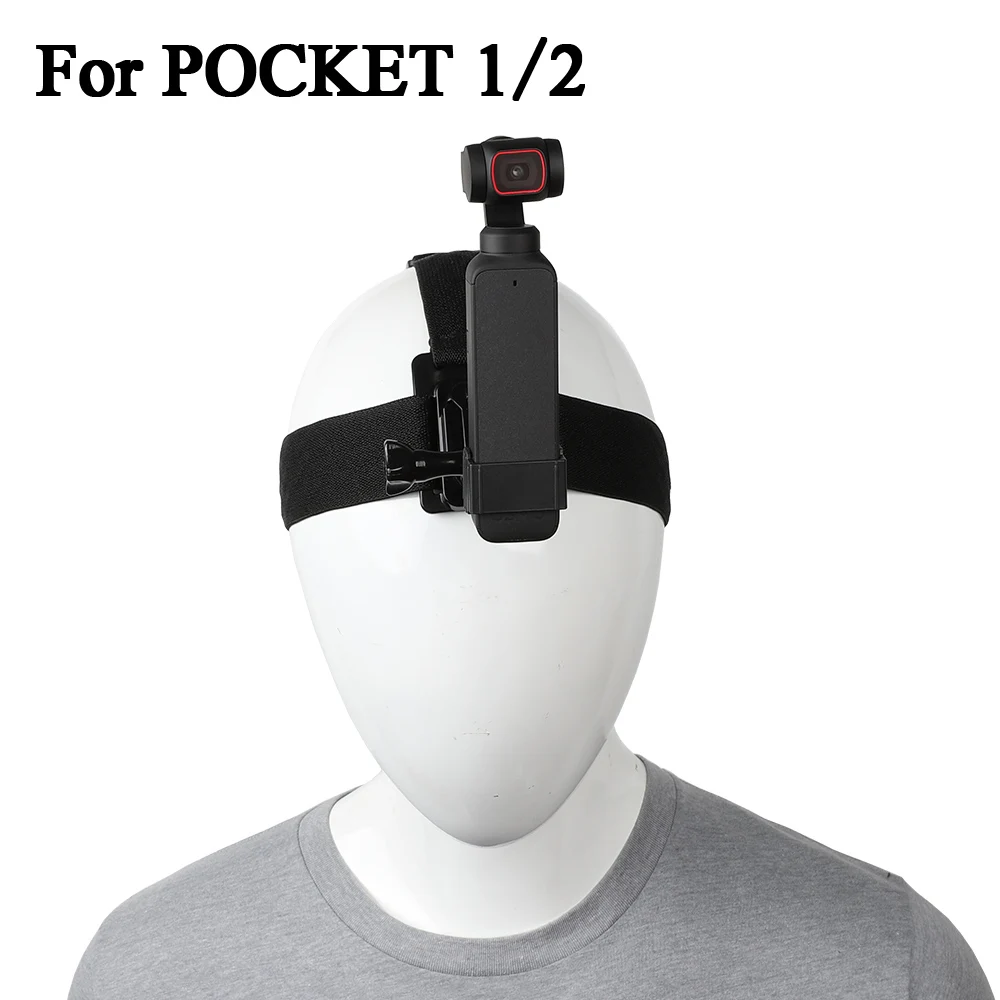 

Headband Head Strap Belt Mount with Case Frame Accessory Compatible with DJI OSMO POCKET 1/2 Action Sports Camera Holder