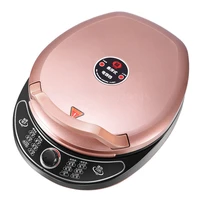 electric baking pan double sided heating suspension type crepe maker skillet pancake baking machine pie pizza griddle