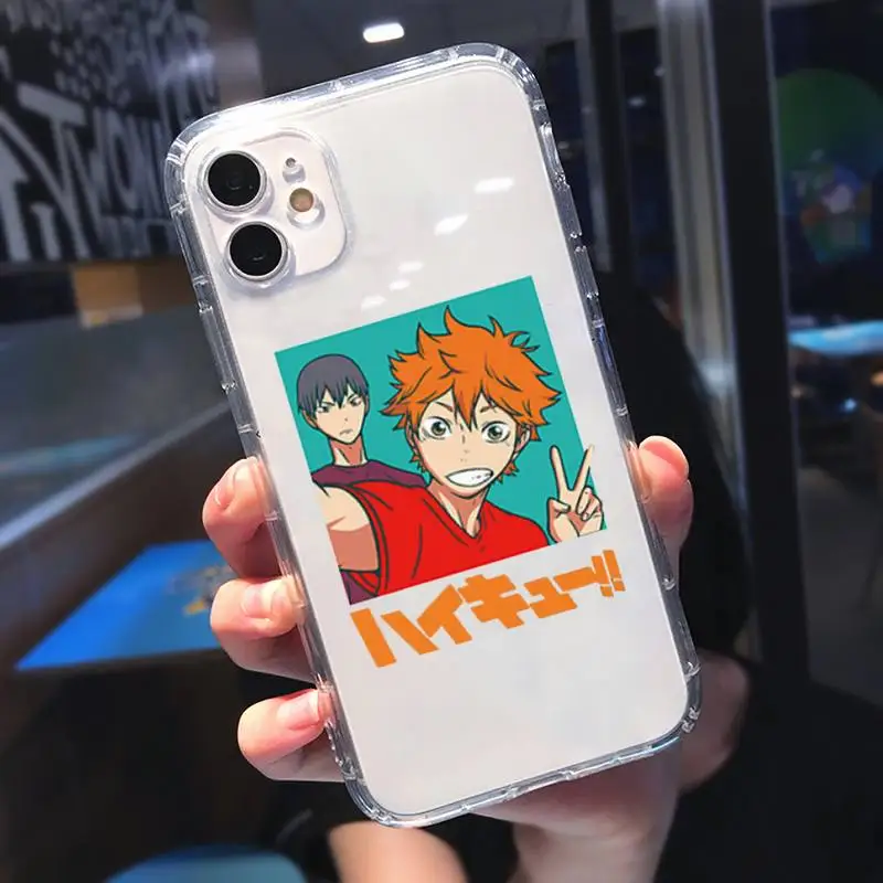 

Oya Oya Oya Haikyuu Love Volleyball Phone Case Transparent soft For iphone 5 5s 5c se 6 6s 7 8 11 12 plus mini x xs xr pro max