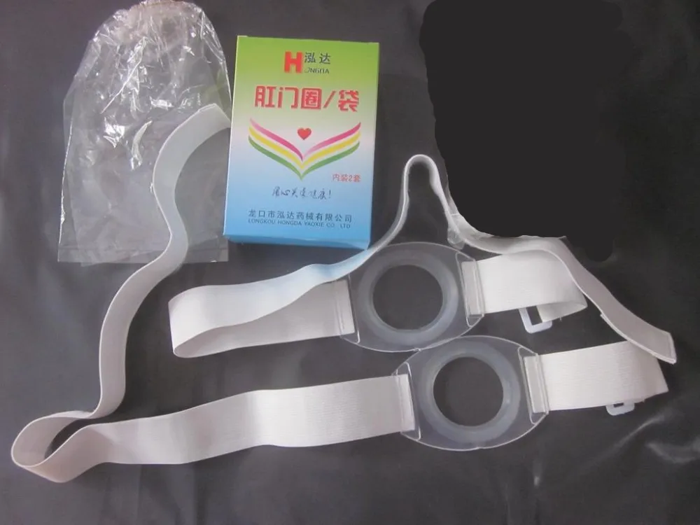 2 шт. силиконовый расширенный ремень тип колостомы поддельный анальный круг с 100